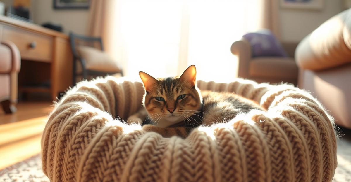 Cozy Cat Cave Heaven Build a DIY Sweater Bed for Your Feline Friend